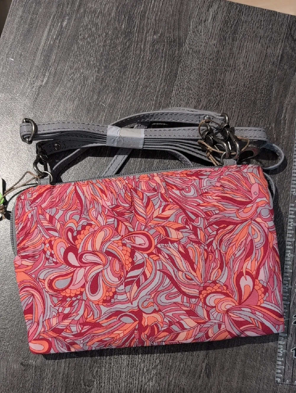 Sakroots Cambria Smartphone Crossbody Nylon in Sorbet Print